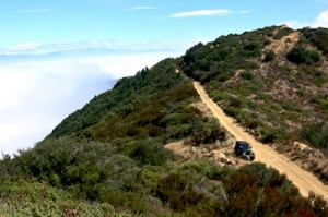 View North of Santa Ynez Mountains