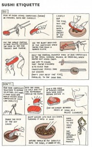 Sushi Etiquette via Swiss Miss